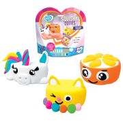 Set Air Clay pentru modelaj Lovin - 18 culori -  Squishy Cutes KRTOK70131