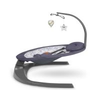 Lionelo - Balansoar si sezlong copii, Ralf, 2 in 1, Electric, Cu telecomanda si cablu USB, Cu miscare laterala de balansare si 5 niveluri diferite de viteza, Cu 12 melodii, Gri Grafit BYNLO-RALF_GREY_GRAPHITE