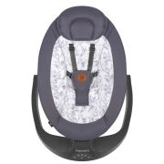 Lionelo - Balansoar si sezlong copii, Ralf, 2 in 1, Electric, Cu telecomanda si cablu USB, Cu miscare laterala de balansare si 5 niveluri diferite de viteza, Cu 12 melodii, Gri Grafit BYNLO-RALF_GREY_GRAPHITE