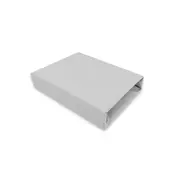 Miminu - Cearceaf cu elastic pentru patut leagan sau patut co-sleeper, Dimensiune 90x40 cm, Din bumbac certificat Oeko Tex Standard 100, Colectia Royal, Grey BYN6426972022781