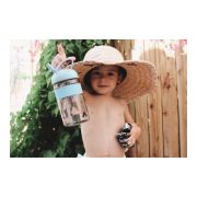 Nuby - Cana 2 in 1, Cu pai incorporat, Din materialul ecologic tritan, Rezistenta, 360 ml, 3+ ani, Albastru BYNNV0414024BLUE