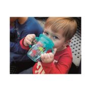 Nuby - Cana cu manere, 360°, Din materialul ecologic tritan, Rezistenta, 240 ml, 6 luni+, Albastru BYNNV0414019AQUA