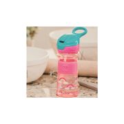 Nuby - Cana sport cu pai moale si pliabil, Din materialul ecologic tritan, Rezistenta, 360 ml, 3+ ani, Roz BYNNV0414021PINK