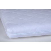 Saltea pentru patut YappyLatex din cocos si latex, YappyKids, 140x70x8 cm, Alb BYNMAT_LTX_140