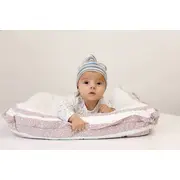 Caciula Blue Stripes, in strat dublu, 35-39 cm KDECD36BLSTR