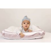 Caciula Blue Stripes, in strat dublu, 48-50 cm KDECD35BLSTR