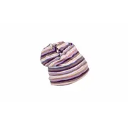 Caciula Violet Stripes, cu bordura, in strat dublu, 48-50 cm KDECDB35VSTR