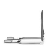 Lionelo - Bariera de protectie pentru pat Lora, Pliabila, Sistem de blocare StandSafe, Geanta de transport inclusa, 105 x 45 cm, Gri BYNLO-LORA_GREY_STONE