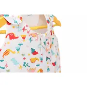Sac de dormit copii, Cute Dinosaurs, din bumbac, 85 cm, 0.5 tog - Vara KDEV8505CDINO