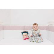 Sac de dormit copii, Robot Friends, din bumbac, 130 cm, 0.5 tog - Vara KDEV13005ROBFR