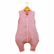 Sac de dormit cu picioruse, Stars in your eyes - Pink, 100 cm, 0.4/0.5 tog - vara KDEJPIC10004STEYEP