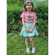 Fustita de vara pentru fete, din muselina, Minty, 110-116 cm (5-6 ani) KDEFVM56MINTY