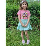 Fustita de vara pentru fete, din muselina, Minty, 98-104 cm (3-4 ani) KDEFVM34MINTY