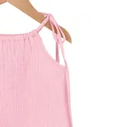Rochie de vara cu snur pentru fetite, din muselina, Magic Pink, 18-24 luni KDERM1824MPINK