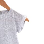 Rochita de vara din jersey cu fustita muselina, Pearl, 3-4 ani KDERVJM34PEARL