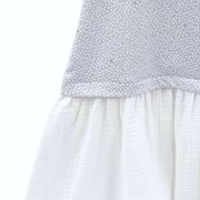 Rochita de vara din jersey cu fustita muselina, Pearl, 6-7 ani KDERVJM67PEARL