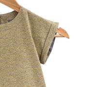 Rochita de vara din jersey cu fustita muselina, Summer Toffee, 6-7 ani KDERVJM67STOFFEE