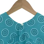 Rochita dreapta cu maneca dublata, din muselina, Nice Mandala, 6-7 ani KDERDMDM67NICEM