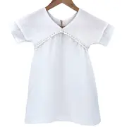 Rochita dreapta cu maneca dublata, din muselina, Pearl, 4-5 ani KDERDMDM45PEARL