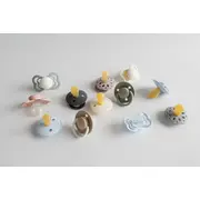 Bibs - set 4 suzete try-it collection 0 luni +-blush bbb91341