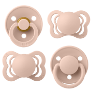 Bibs - set 4 suzete try-it collection 0 luni +-blush bbb91341