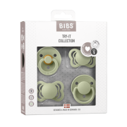 Bibs - set 4 suzete try-it collection 0 luni +-sage bbb91343