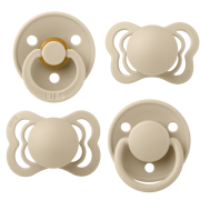 Bibs - set 4 suzete try-it collection 0 luni +-vanilla bbb91344