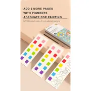 Carte de colorat cu apa,  pensula de pictat si culori incluse, 19 x 8 x 1.3 cm,  Wonderful Forest Mideer MD4194 BBJMD4194_Initiala