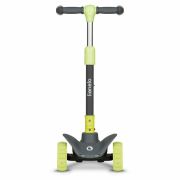 Lionelo - Trotineta Timy, Copii, Pliabila, Pana la 50 Kg, Cu design ergonomic, Cu lumini LED, 26,5 x 60 x 64-76 cm, 3 ani+, Verde BYNLOE-TIMMY_GREEN_LIME