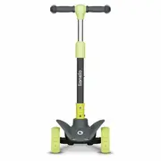 Lionelo - Trotineta Timy, Copii, Pliabila, Pana la 50 Kg, Cu design ergonomic, Cu lumini LED, 26,5 x 60 x 64-76 cm, 3 ani+, Verde BYNLOE-TIMMY_GREEN_LIME