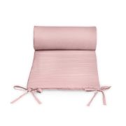 Petite&Mars - Aparatoare pentru patut 120x60 cm, Tilly, Cu panglici, Din bumbac, Lungime 180 cm, Inaltime 36 cm, 0 luni+, Roz BYN354909