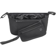 Petite&Mars - Organizator carucior, Cu buzunar frontal detasabil, Dimensiune universala, 31.5x19.5x9.5 cm, Atasare usoara cu Velcro, Negru BYN847900