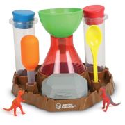 Primul meu set de experimente - eruptia vulcanului