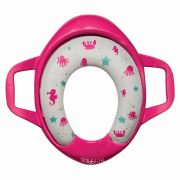 Reductor toaleta, Poti, Cu perna confortabila si detasabila, Fara BPA, Bbluv, Pink BYNBBL-B0112-P