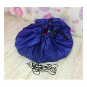 Sac depozitare jucarii si covor pentru joaca 150 cm Kruzzel MY6840 BBJMY6840_Albastru