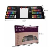 Set pentru pictura 208 piese cu geanta inclusa Maaleo Iso Trade MY18117 BBJMY18117_Negru
