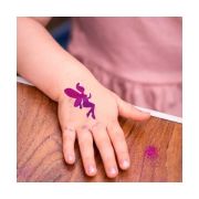 Set tatuaje cu sclipici 24 culori, 186 sabloane Kruzzel MY18119 BBJMY18119_Initiala