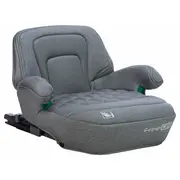 Inaltator auto, Cosmo Plus I-Size, Cu isofix, Cu spatar inaltat si cotiere, Potrivit pentru copiii intre 125 si 150 cm sau intre 25 si 36 Kg, FreeON, Conform cu standardul european de securitate ECE R129, Gray BYN48686