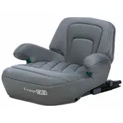 Inaltator auto, Cosmo Plus I-Size, Cu isofix, Cu spatar inaltat si cotiere, Potrivit pentru copiii intre 125 si 150 cm sau intre 25 si 36 Kg, FreeON, Conform cu standardul european de securitate ECE R129, Gray BYN48686