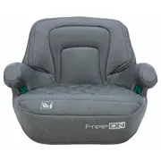 Inaltator auto, Cosmo Plus I-Size, Cu isofix, Cu spatar inaltat si cotiere, Potrivit pentru copiii intre 125 si 150 cm sau intre 25 si 36 Kg, FreeON, Conform cu standardul european de securitate ECE R129, Gray BYN48686