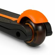 Lionelo - Trotineta Timy, Copii, Pliabila, Pana la 50 Kg, Cu design ergonomic, Cu lumini LED, 26,5 x 60 x 64-76 cm, 3 ani+, Portocaliu/Negru BYNLOE-TIMMY_ORANGE_BLACK