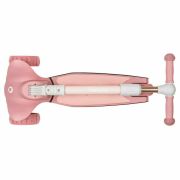 Lionelo - Trotineta Timy, Copii, Pliabila, Pana la 50 Kg, Cu design ergonomic, Cu lumini LED, 26,5 x 60 x 64-76 cm, 3 ani+, Roz BYNLOE-TIMMY_PINK_ROSE