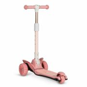 Lionelo - Trotineta Timy, Copii, Pliabila, Pana la 50 Kg, Cu design ergonomic, Cu lumini LED, 26,5 x 60 x 64-76 cm, 3 ani+, Roz BYNLOE-TIMMY_PINK_ROSE