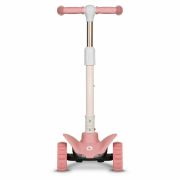 Lionelo - Trotineta Timy, Copii, Pliabila, Pana la 50 Kg, Cu design ergonomic, Cu lumini LED, 26,5 x 60 x 64-76 cm, 3 ani+, Roz BYNLOE-TIMMY_PINK_ROSE