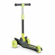 Lionelo - Trotineta Timy, Copii, Pliabila, Pana la 50 Kg, Cu design ergonomic, Cu lumini LED, 26,5 x 60 x 64-76 cm, 3 ani+, Verde BYNLOE-TIMMY_GREEN_LIME