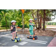 Lionelo - Trotineta Timy, Copii, Pliabila, Pana la 50 Kg, Cu design ergonomic, Cu lumini LED, 26,5 x 60 x 64-76 cm, 3 ani+, Verde BYNLOE-TIMMY_GREEN_LIME
