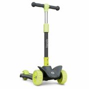 Lionelo - Trotineta Timy, Copii, Pliabila, Pana la 50 Kg, Cu design ergonomic, Cu lumini LED, 26,5 x 60 x 64-76 cm, 3 ani+, Verde BYNLOE-TIMMY_GREEN_LIME