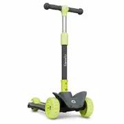 Lionelo - Trotineta Timy, Copii, Pliabila, Pana la 50 Kg, Cu design ergonomic, Cu lumini LED, 26,5 x 60 x 64-76 cm, 3 ani+, Verde BYNLOE-TIMMY_GREEN_LIME