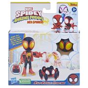 SPIDEY PRIETENII EXTRAORDINARI SET FIGURINA MILES MORALES SPIDER MAN 10CM SI ACCESORII VIVF8143_F7257
