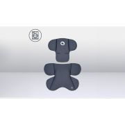 Lionelo - Soica auto i-Size Astrid, 0-13 Kg, 40-87 cm, Cu maner si capotina reglabile, Cu protectie laterala avansata, Salteluta confortabila , Conform cu standardul european de securitate R129, Negru/Gri BYNLO-ASTRID_I-SIZE_BLACK_GREY